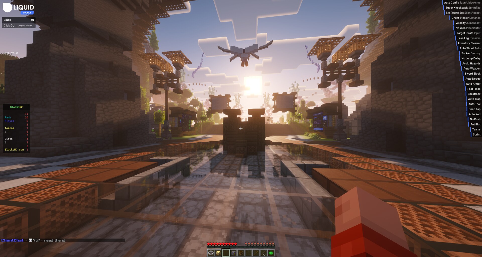 Ori0le_Proper on BlocksMC with a residential IP